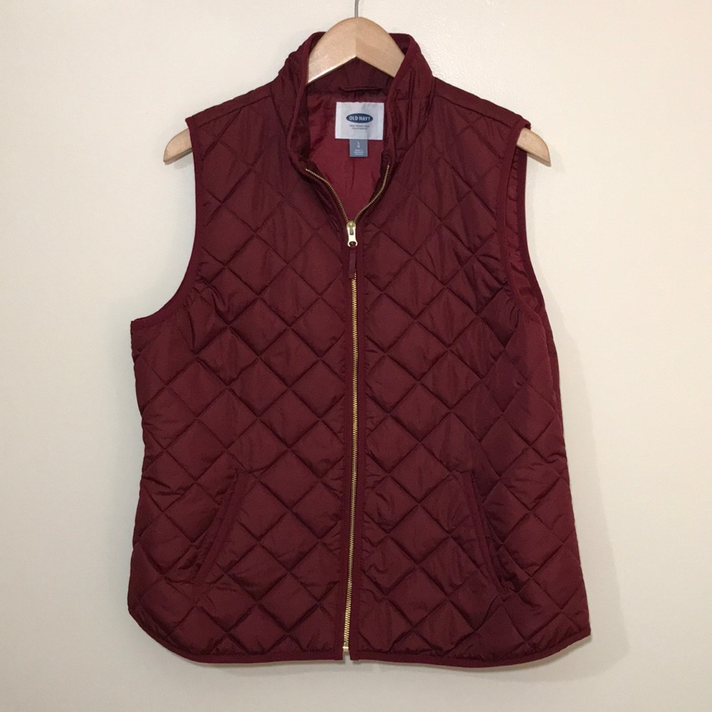 Old Navy Burgundy Vest